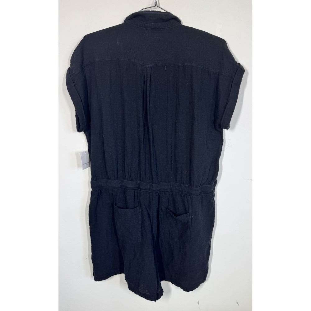 NWT Beach Lunch Lounge Black Gauze Romper Womens XXL Beach Coverup Vacation Pool - Picture 3 of 8